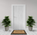 Non-Slip Rubber back Floral Border Design 28'' x 18'' Indoor And Outdoor Doormat