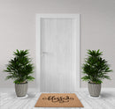 Blessed  Natural Coir Fiber Doormat, Anti-Slip PVC Mat Back | 28” x 18