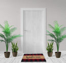Welcome " Front Doormat With Non Slip Rubber ,Red/Black Outdoor mat