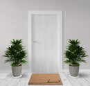 Home Natural Coir Doormat with Non-Slip Backing - 28 x 18 - Outdoor 