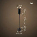 Matte black adjustable beam track light for store task lighting