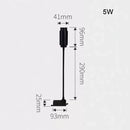 Matte black adjustable beam track light for store task lighting