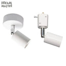 Matte black adjustable led track spotlight exhibition lighting