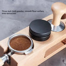 DecorBites™ Coffee Distribution Tool: Adjustable Palm Tamper, Stainless Steel, 3 Angled Slopes
