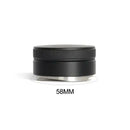 DecorBites™ Coffee Distribution Tool: Adjustable Palm Tamper, Stainless Steel, 3 Angled Slopes