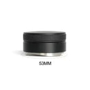 DecorBites™ Coffee Distribution Tool: Adjustable Palm Tamper, Stainless Steel, 3 Angled Slopes