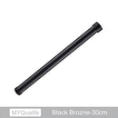 Matte black brass bathroom faucet extension tube for heightening