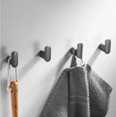 Matte black brass gray deer hook entryway wall hanging