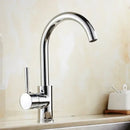 DecorBites™ Brass Kitchen Faucet 360 Rotate Swivel Sink Mixer - Black, Single Hole