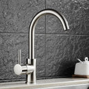DecorBites™ Brass Kitchen Faucet 360 Rotate Swivel Sink Mixer - Black, Single Hole