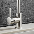 DecorBites™ Brass Kitchen Faucet 360 Rotate Swivel Sink Mixer - Black, Single Hole