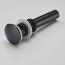 DecorBites™ Brass Black Vessel Sink Pop Up Drain Stopper With Overflow – HJ-0618H