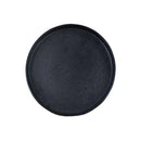 Matte black ceramic dinner plate dining room salad tray