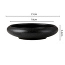 Matte black ceramic vase sword mountain set living room decor