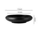 Matte black ceramic vase sword mountain set living room decor