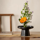 Matte black ceramic vase sword mountain set living room decor