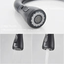 DecorBites™ Black Pull Out Kitchen Sink Faucet - Deck Mounted Stream Sprayer Kitchen Mixer Tap