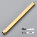 Matte black shower faucet extension tube bathroom brass fitting