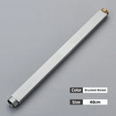 Matte black shower faucet extension tube bathroom brass fitting