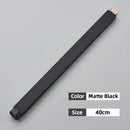 Matte black shower faucet extension tube bathroom brass fitting