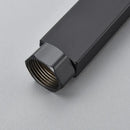 Matte black shower faucet extension tube bathroom brass fitting