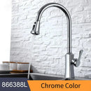 DecorBites™ Black Single Handle Pull Out Kitchen Faucet Swivel 360 Degree Water Mixer Tap