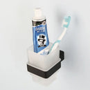 DecorBites™ Black Matte Stainless Steel Bathroom Hardware Set: Paper Holder, Toothbrush Holder, Towel Bar & Accessories