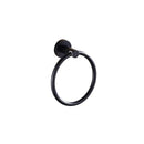 DecorBites™ Black Stainless Steel Bathroom Set: Robe Hook, Towel Rail, Shelf, Tissue Holder