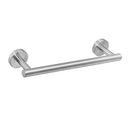 DecorBites™ Black Stainless Steel Bathroom Set: Robe Hook, Towel Rail, Shelf, Tissue Holder