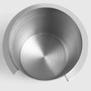 Matte black & stainless steel espresso dosing cup kitchen coffee tool