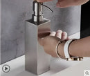 DecorBites™ Black Stainless Steel Wall-Mounted Soap Dispenser
