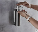DecorBites™ Black Stainless Steel Wall-Mounted Soap Dispenser
