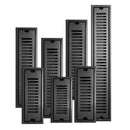 Matte black stainless steel strip floor drain for bathroom shower