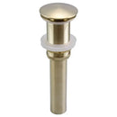 Matte black & white brushed gold drain assembly kit bathroom sink