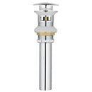 Matte black & white brushed gold drain assembly kit bathroom sink