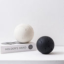 Matte blue geometric spherical home decoration accessory living room