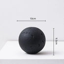 Matte blue geometric spherical home decoration accessory living room
