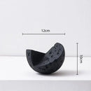 Matte blue geometric spherical home decoration accessory living room
