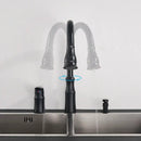 DecorBites™ Brass Black Kitchen Faucet Pull Out Mixer Taps Hot/Cold Water Cranes