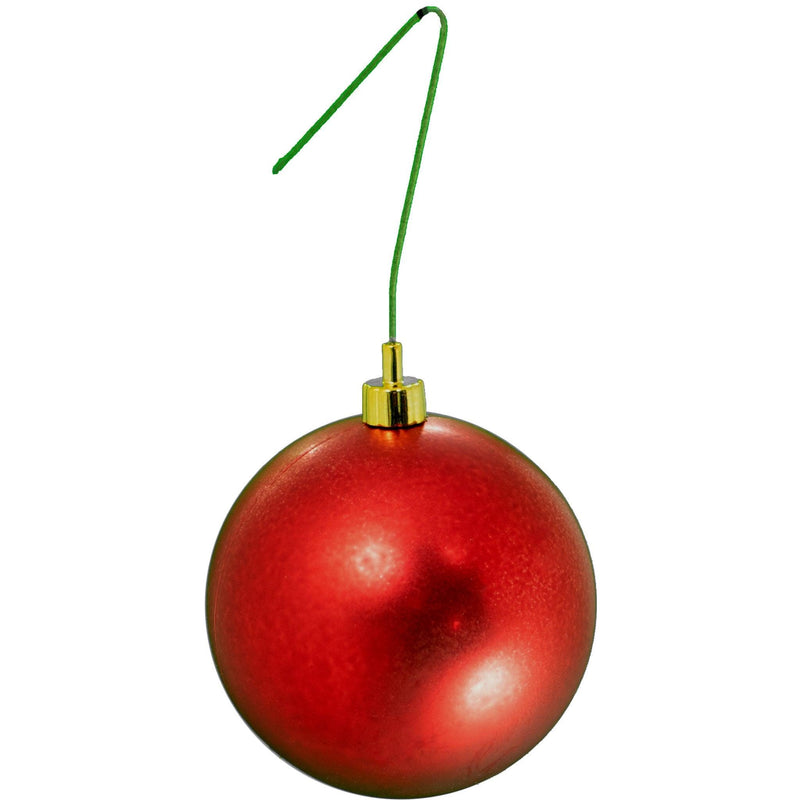 Matte Red Ball Ornaments