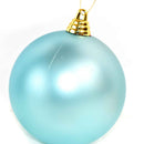 Matte Teal Ball Ornaments