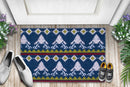 Doormat Natural Coir Printed 28 in. x 18 in. Anti Slip Indoor and Outdoor Coir Mat