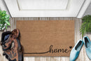 Home Natural Coir Doormat with Non-Slip Backing - 28 x 18 - Outdoor 