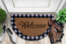 Welcome Natural Coir Non Slip 28 in. x 18 in. Indoor Outdoor Doormat
