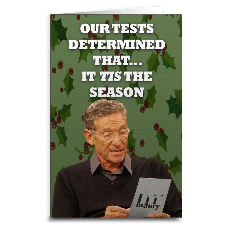 Maury Povich Christmas Card