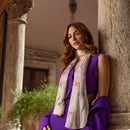Campo de' Fiori - Long Silk Scarf - Mauve
