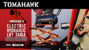 PRE ORDER: Electric Hydraulic Lift Table – 600 lb, 59 in. Extension Portable Powered Scissor Lift Cart for Warehouses, Shops & Material Handling