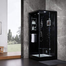 Maya Bath Platinum Arrezo Steam Shower With Rainfall Ceiling Shower (SAK75924)