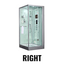 Maya Bath Platinum Arrezo Steam Shower With Rainfall Ceiling Shower (SAK75924)