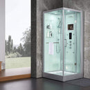 Maya Bath Platinum Arrezo Steam Shower With Rainfall Ceiling Shower (SAK75924)